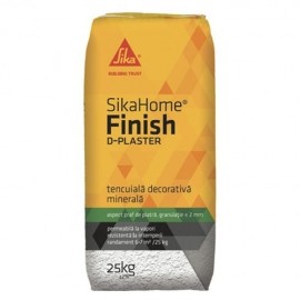 SikaHome Finish D-Plaster Tencuiala decorativa: Praf de piatra